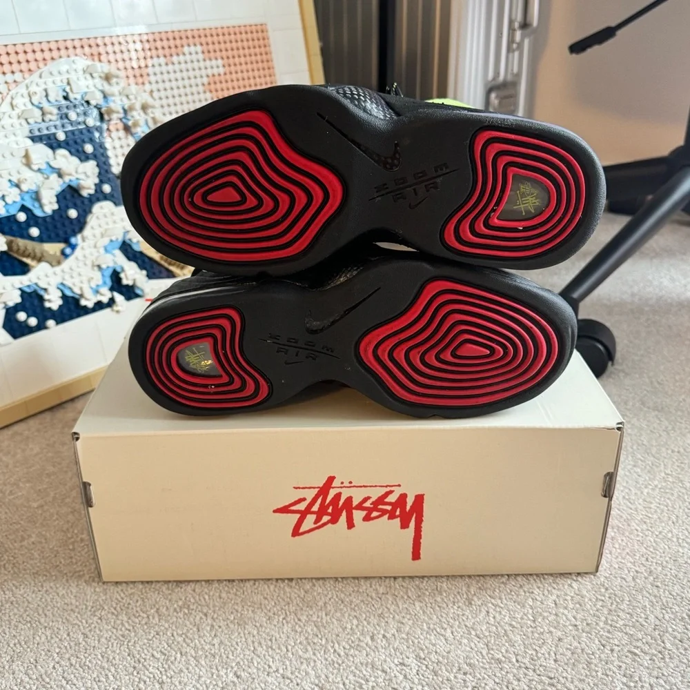 Stüssy x Nike Air Penny 2 - Size Men’s 6.5 - Picture 5 of 6